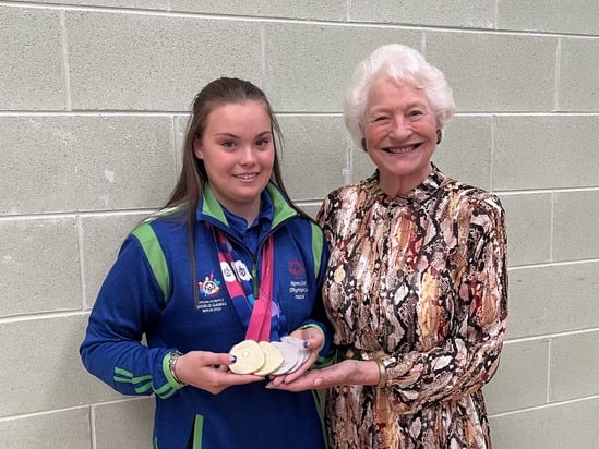 Haleigh & Dame Mary Peters
